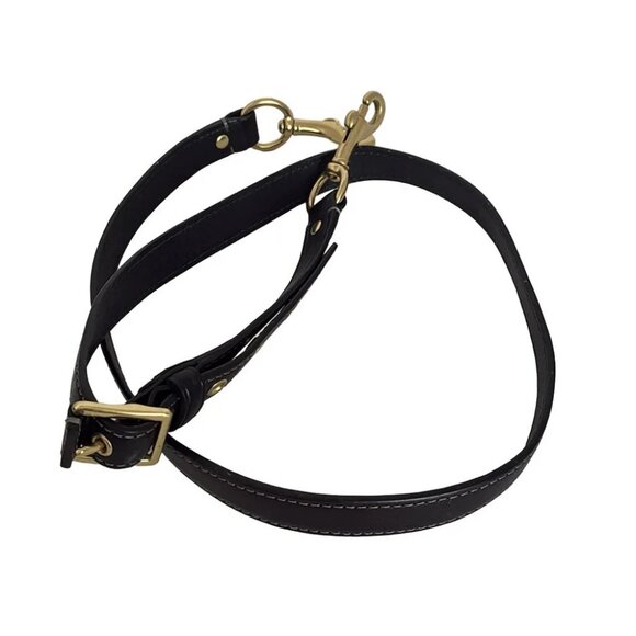 Auth COACH Hampton Leather Satchel F12444 Black Leather - Handbag - Picture 9 of 10